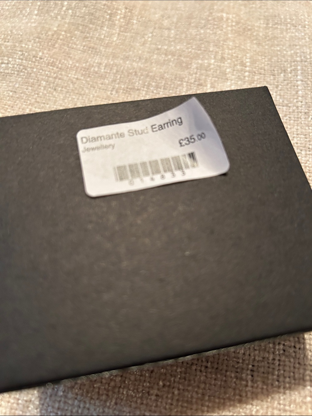 Buckingham Palace Diamanté Stud Earrings, NIB, silvertone - Picture 4 of 4